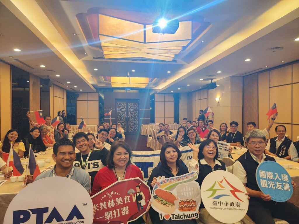 ▲台中觀旅局喜迎菲律賓旅行業踩線團。(台中觀旅局提供)