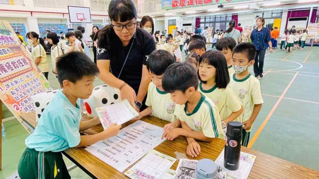 ▲永續能源闖關博覽會活動-氣候極致任務。（記者廖妙茜翻攝）