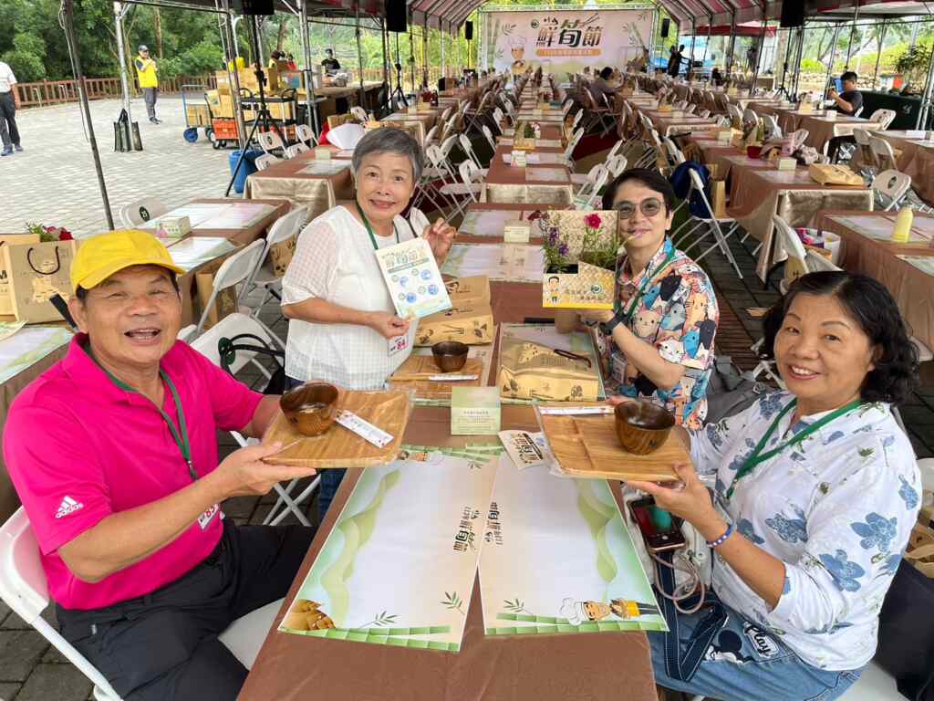 ▲在這場竹筍美食饗宴中，餐點設計為個人套餐，每道菜都融入當地傳統風味與特色食材，精緻且美味。（記者蘇彩娥攝）