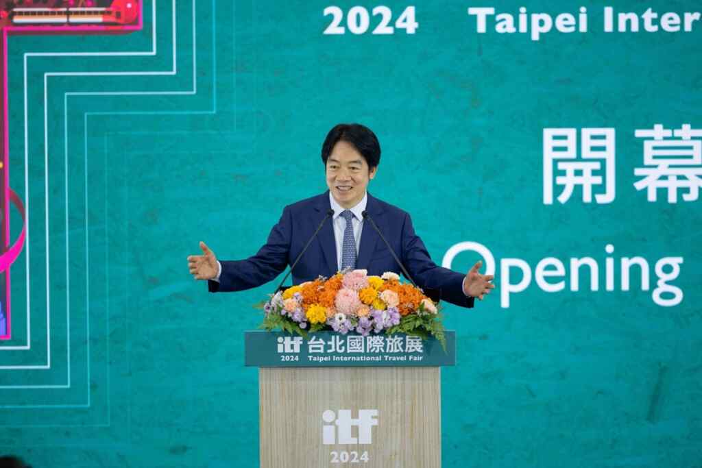 ▲賴清德總統邀國人逛ITF旅展、支持台灣觀光