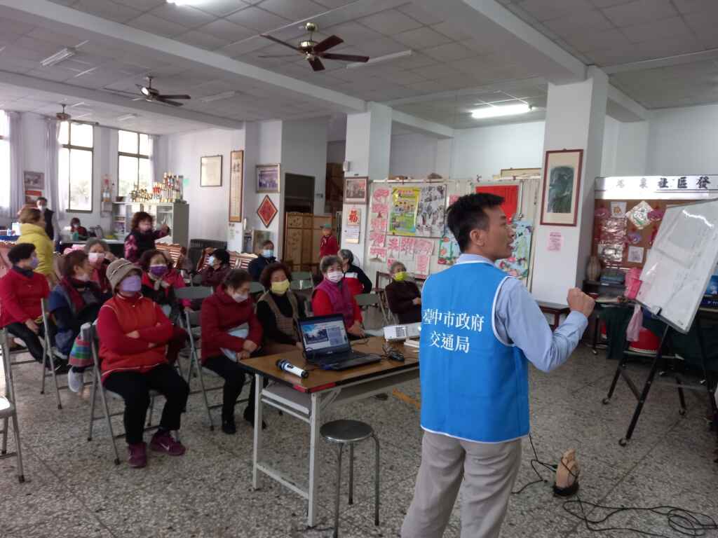 ▲交通安全不分年齡，校園、樂齡中心接為市府推廣範圍與對象（台中市政府提供）