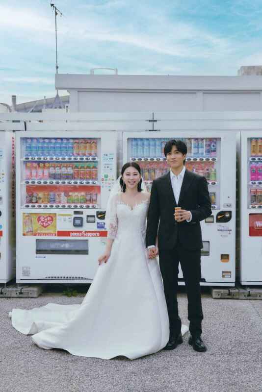 ▲婁峻碩、焦凡凡砸百萬沖繩夢想海島婚禮 （想不到音樂工作室提供）