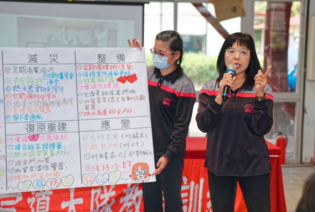 ▲提升義消防火宣導隊的專業能力,也希望發掘更多具備宣導潛力的優秀人員,吸引更多民眾投入防火教育行列,擴大防火宣導的影響力。 (彰化縣消防局提供)
