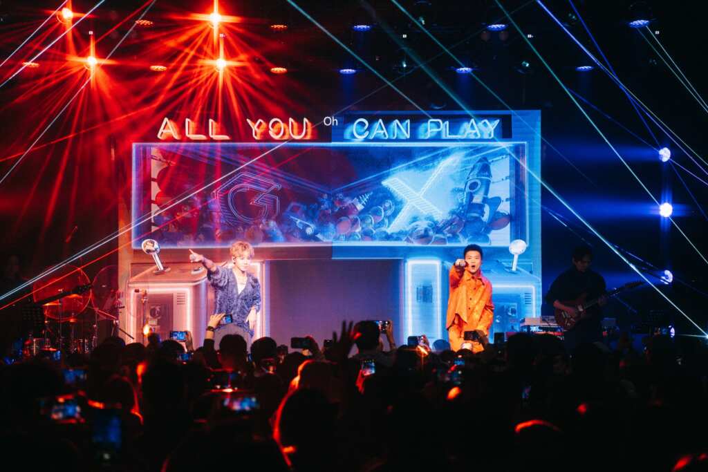 ▲3熱力四射！GX獻唱多首經典嗨歌讓演唱會獻唱變大型舞池（相信音樂提供）
