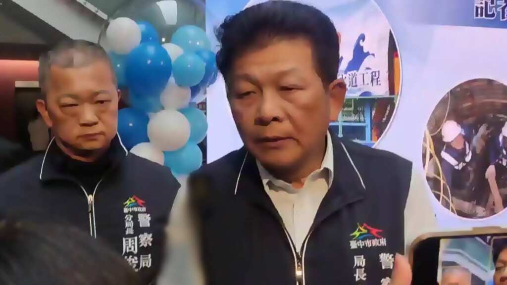 ▲臺中市政府警察局局長李文章今日公開說明，對當事人感到不捨並表達歉意，強調警方受理案件都有相關SOP規定，對於員警執法是否過當或疏失，已指派督察人員查處，並依調查結果進行懲處。（記者林明佑翻攝）