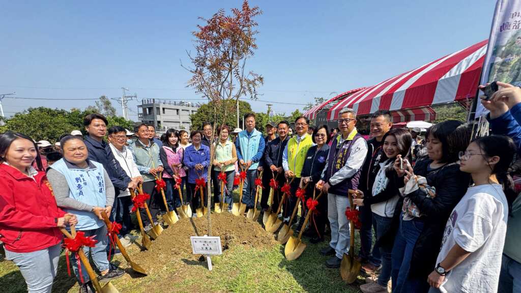▲響應312植樹節，員林市公所配合彰化縣政府將於今8日在百果山湶洲寮卡達車休憩區，舉辦「彰化縣114年植樹活動-織一片生態綠網」。（記者林明佑攝）