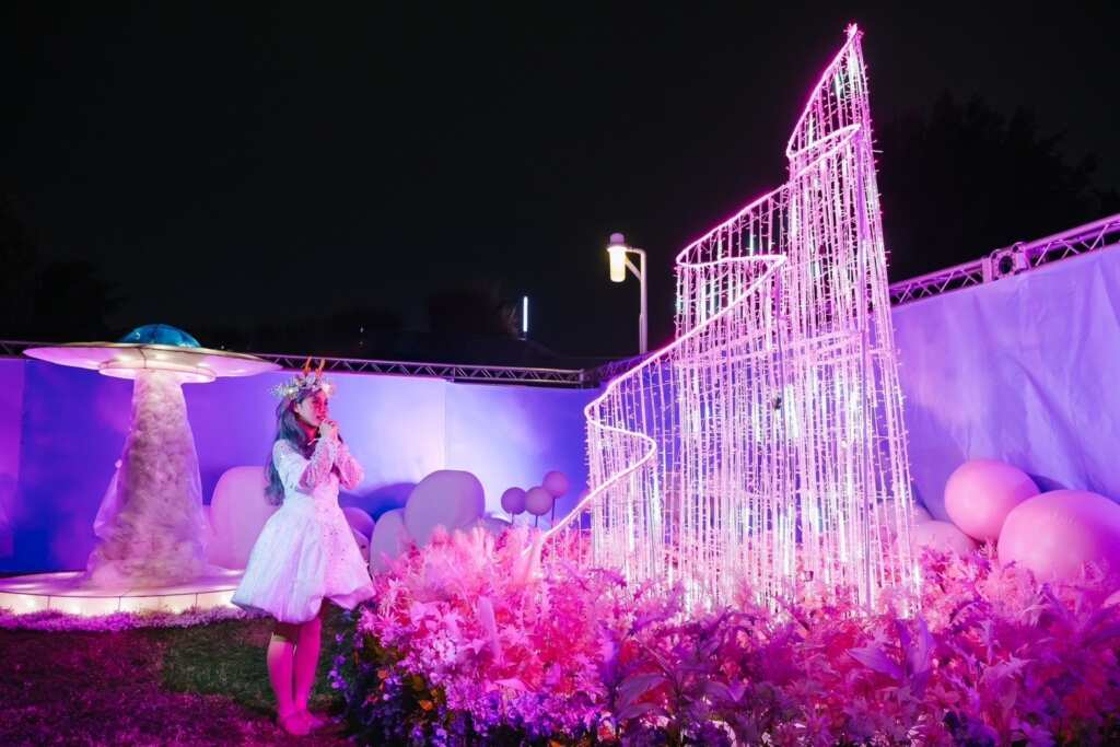 夢幻之谷」有花仙子等NPC互動演出，讓民眾拍出唯美夢幻的照片