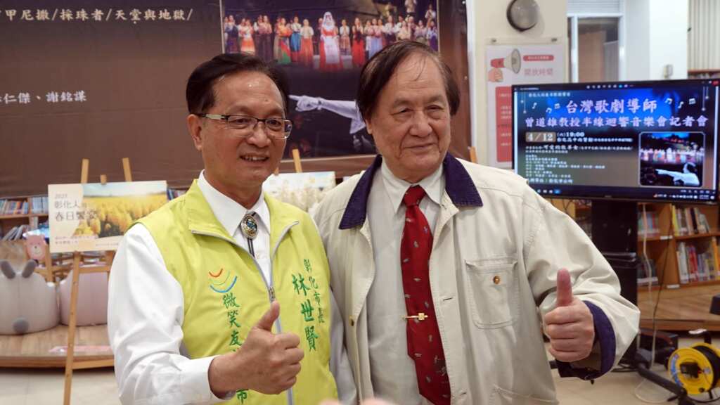▲曾道雄教授保證4月12日的音樂會比去年的首場更豐富、更精彩。(記者林明佑攝)