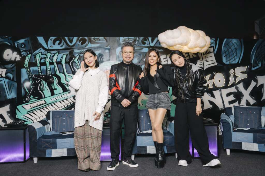 ▲陶晶瑩、黃國倫錄《大學聲Young Voice》回憶大學城點點滴滴（踢帕娛樂提供）
