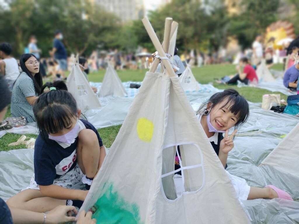 ▲親子彩繪趣。(新竹縣文化局提供)