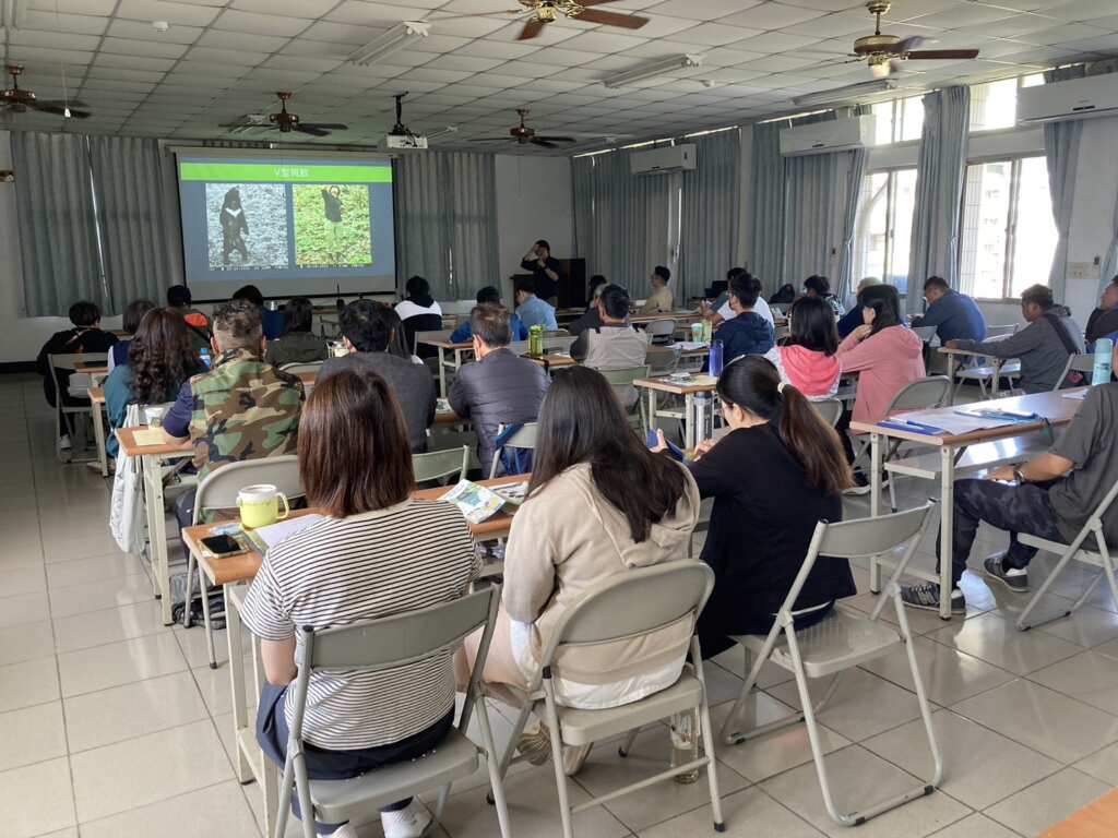 ▲15日在埔里工作站辦理臺灣黑熊保育與衝突因應教育訓練。(農業部林業及自然保育署南投分署提供)