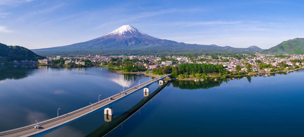 ▲透過推廣活動,讓富士山及周邊美景被更多台灣民眾喜愛。(圖/日本山梨縣富士河口湖町議員外川滿提供)