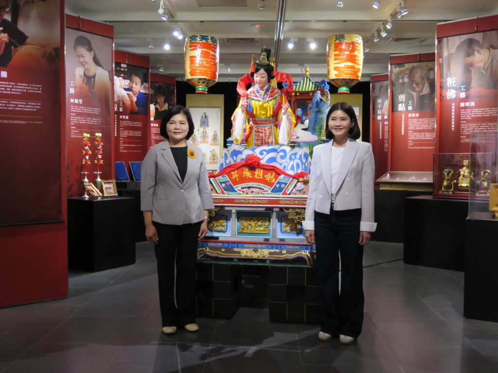 此次特展以「北港真人藝閣」為核心主題。(記者廖承恩翻攝)