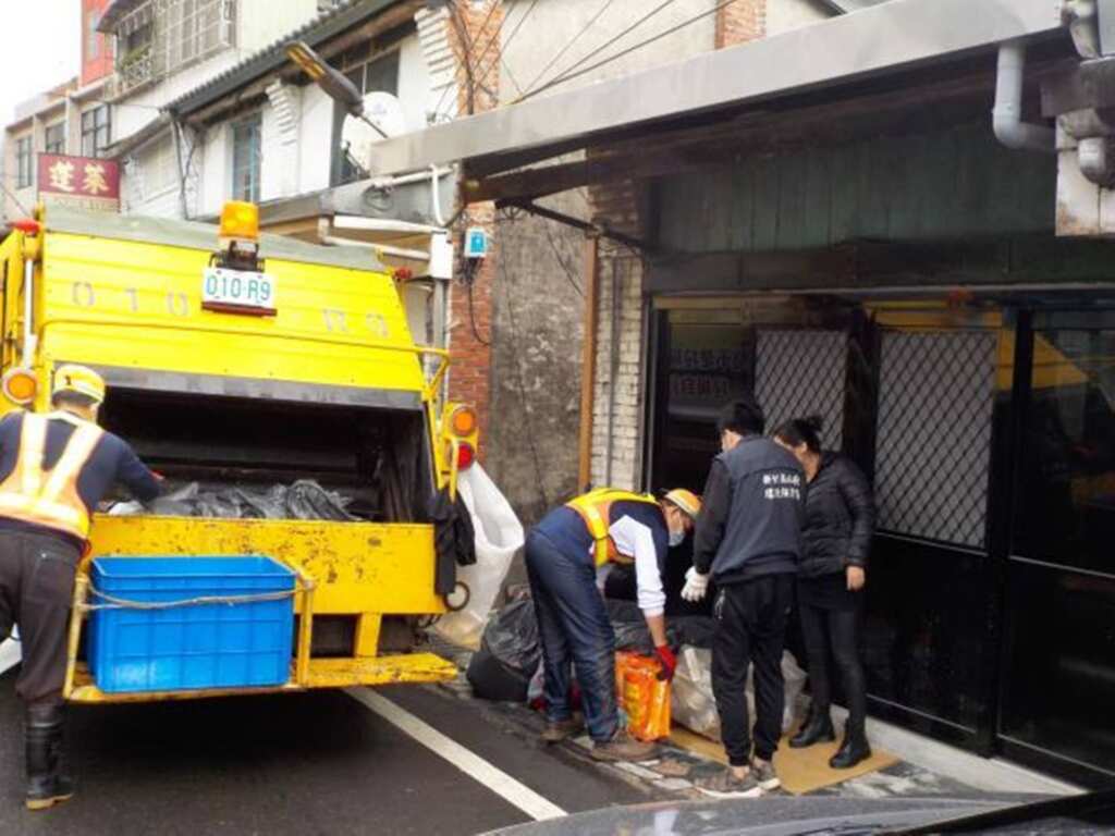 ▲新竹縣清明連假期間垃圾清運時間調整。（新竹縣政府提供）