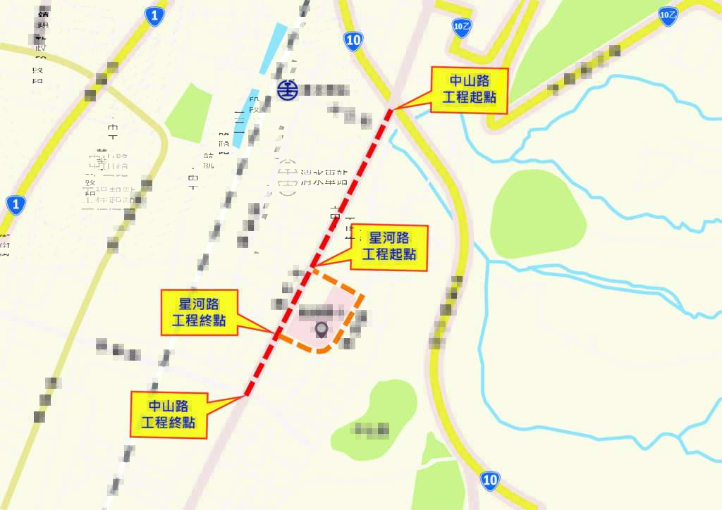 建設局斥資9,980萬元推動「臺中市沙鹿區鹿峰國小校園周邊暨行車安全道路改善工程」