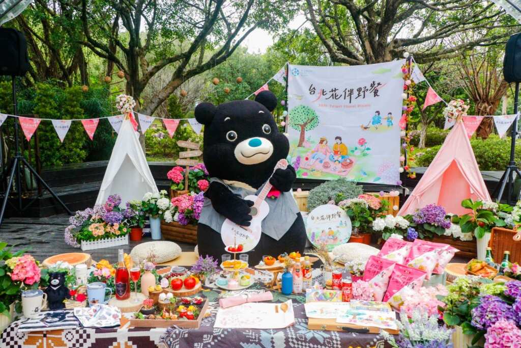 ▲「台北花伴野餐」活動鼓勵市民與親友一同走出戶外,享受野餐樂趣。