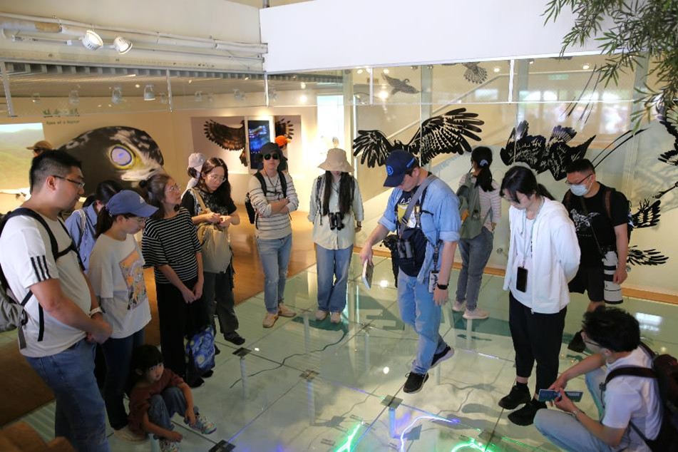 ▲猛禽展示館專業導覽
