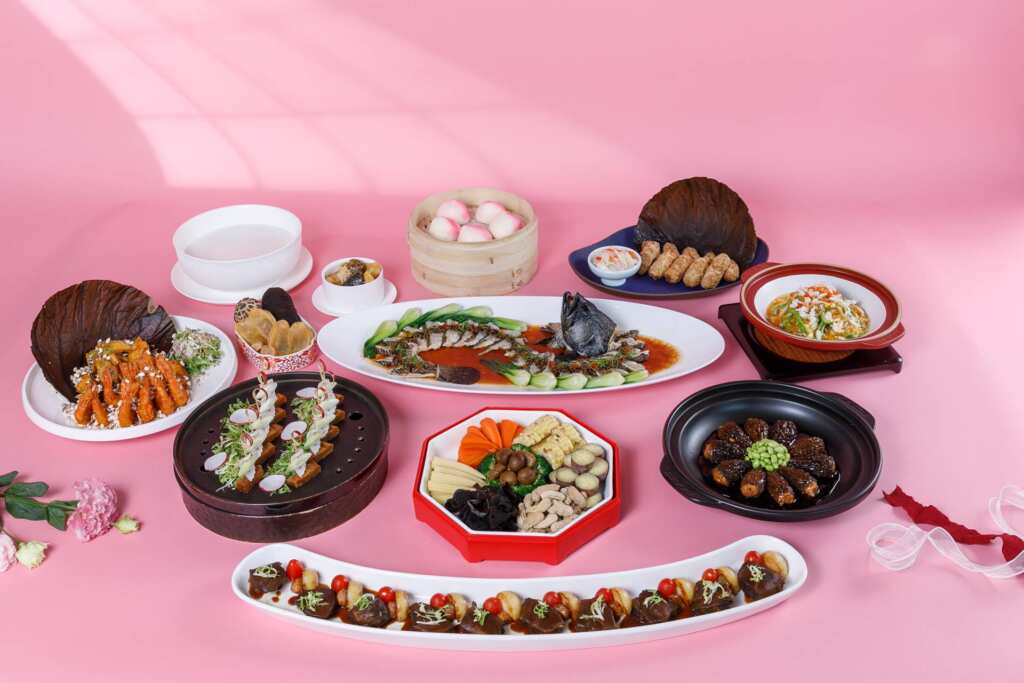 ▲松緣會館_寵愛媽咪全套菜單$18800。(成美文化園提供)