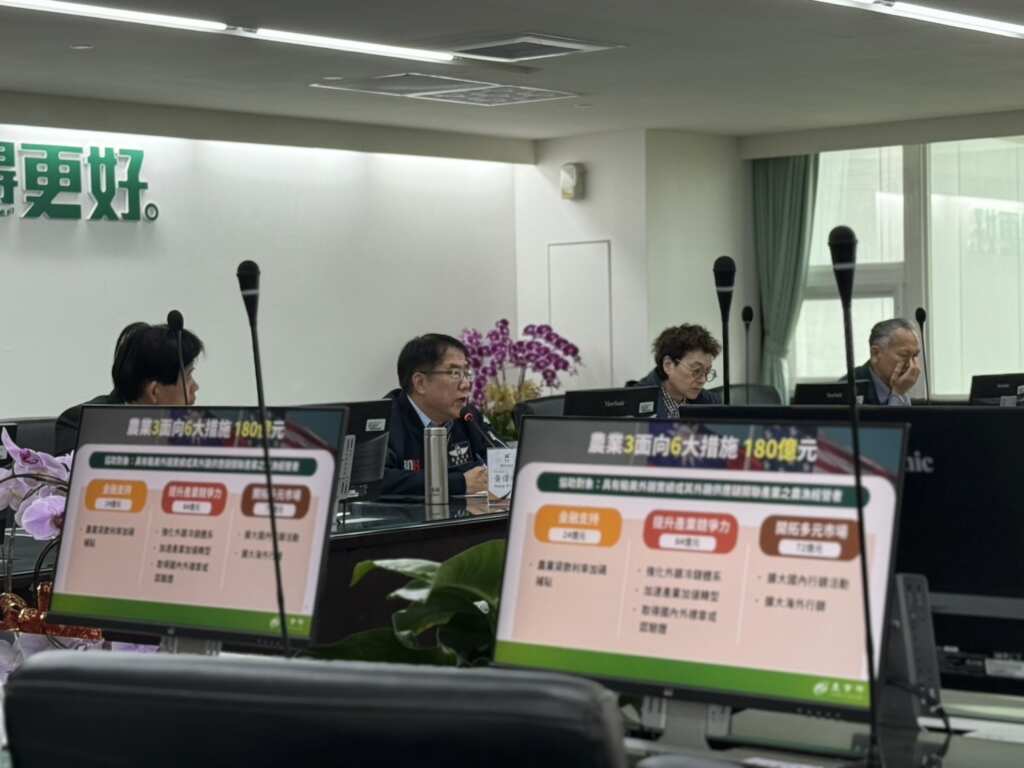 因應美國川普政府最新關稅政策影響,臺南市長黃偉哲今召集副市長、秘書長與經發局、農業局等相關局處,組成「針對美國政府關稅緊急應變小組」