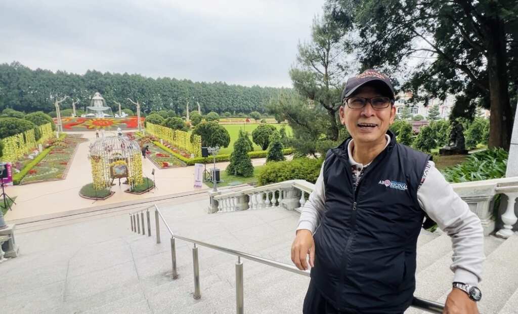 ▲九族文化村經理黃瑞奇表示,這是他在九族文化村服務27年後,策劃的最後一場活動,活動結束後,他將正式退休,離開這個充滿感情的地方。 (記者蘇彩娥攝)
