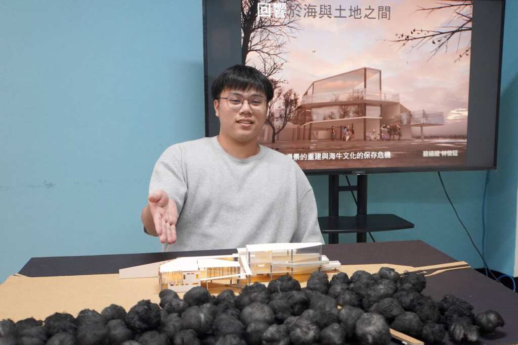 ▲大葉大學空設系林俊廷同學以芳苑為設計對象。(記者林明佑翻攝)