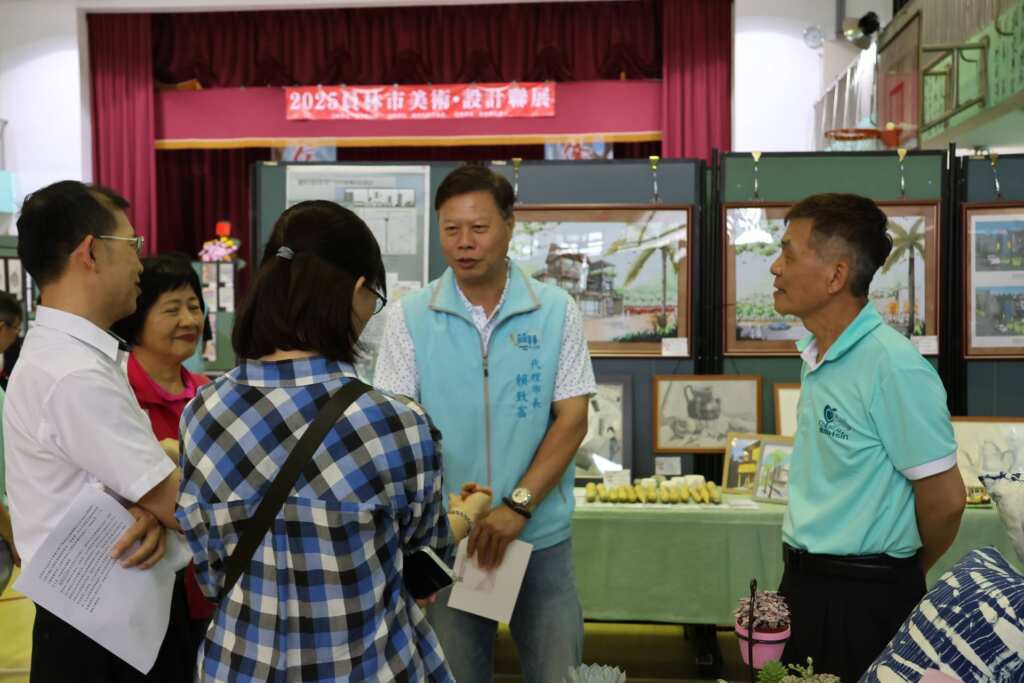 ▲員林美術設計聯展登場,五校聯手打造千件青春創作。(記者林明佑翻攝)