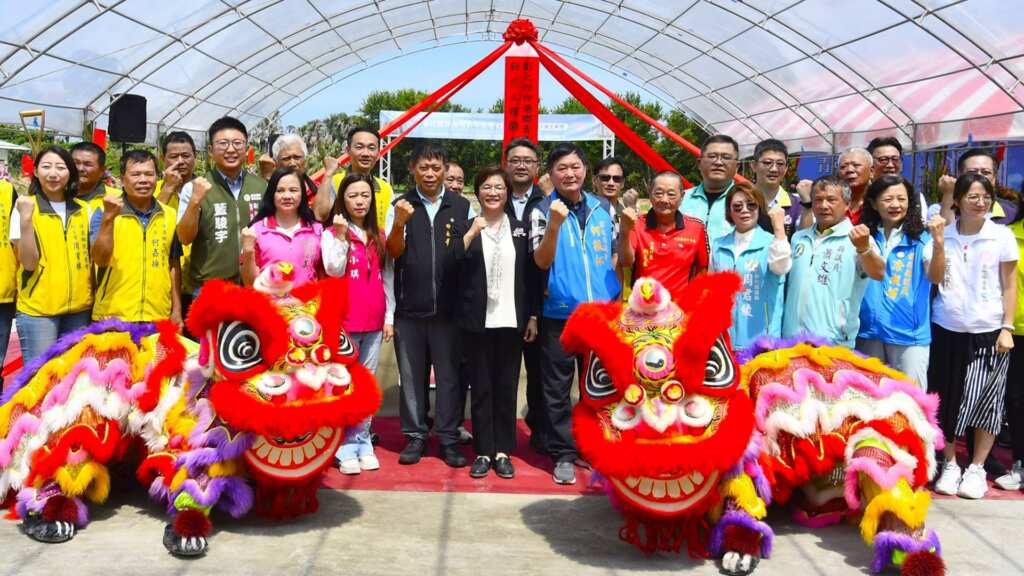 ▲彰化縣政府積極推動青年安居政策，今日上午於伸港青年住宅基地舉行「伸港鄉青年住宅開工動土典禮」。（彰化縣政府提供）