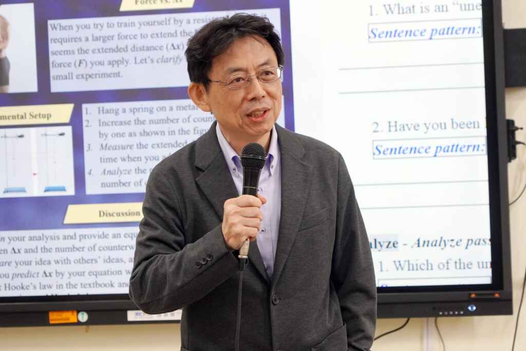 ▲大葉大學方文昌校長鼓勵學員。（大葉大學提供）
