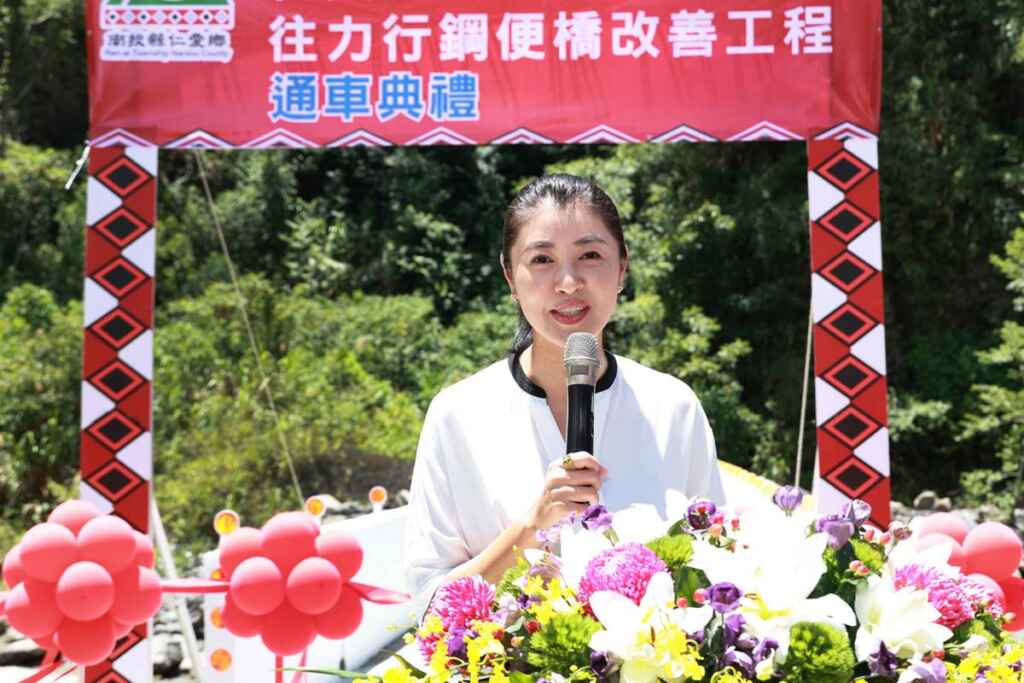 ▲許淑華縣長表示,仁愛鄉力行和發祥是充滿原住民文化特色的部落,也是重要的原鄉農產產區。(記者張玉泰攝)