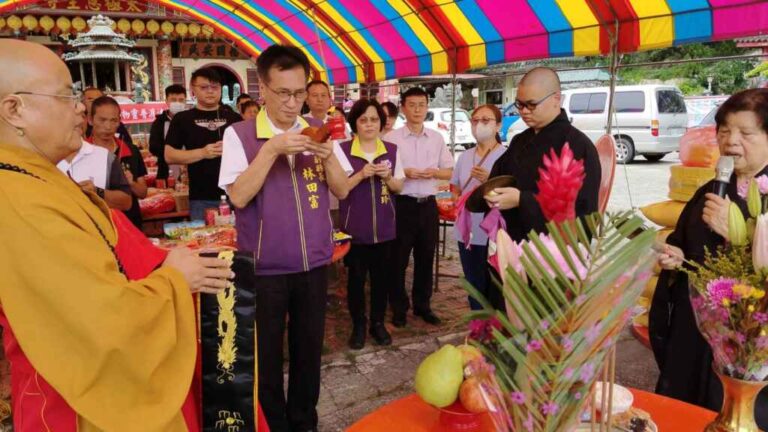 ▲彰化縣政府舉辦中元動物靈普渡法會，為眾生萬靈祈福超渡並祈求風調雨順六畜平安。（彰化縣政府提供）