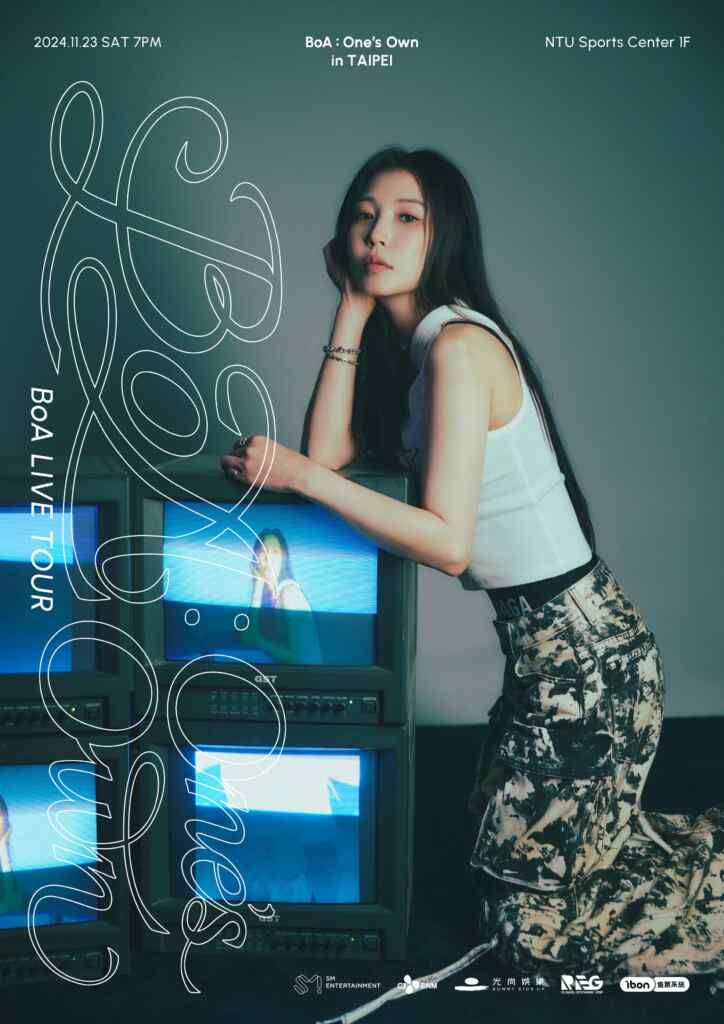 ▲寶兒BoA LIVE TOUR – BoA : One’s Own in TAIPEI 1月23日來台開唱，9月21正式搶票。（光尚娛樂x尚典娛樂集團有限公司(REG)提供）