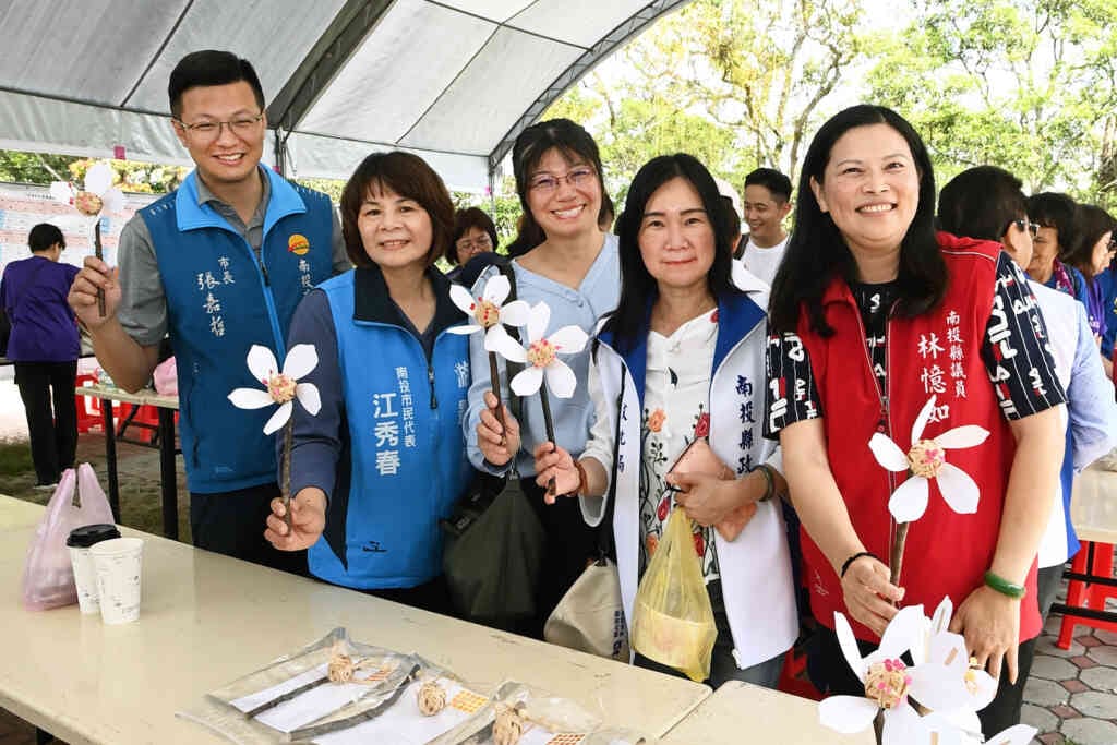 ▲2024桐花祭–桐遊南投139，邀請大家來到南投市賞桐花、體驗客家文化、客家美食。（記者張玉泰攝）