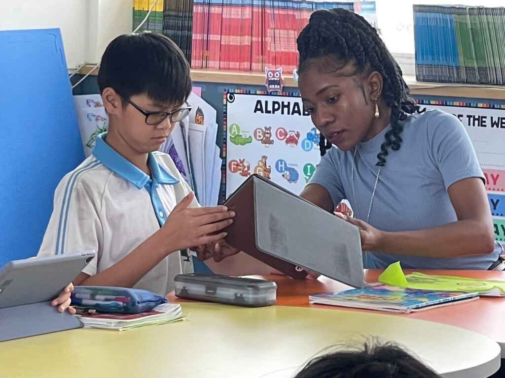 ▲彰化縣大園國小在英語教學、雙語教學及國際教育方面表現優異。(大園國小提供)