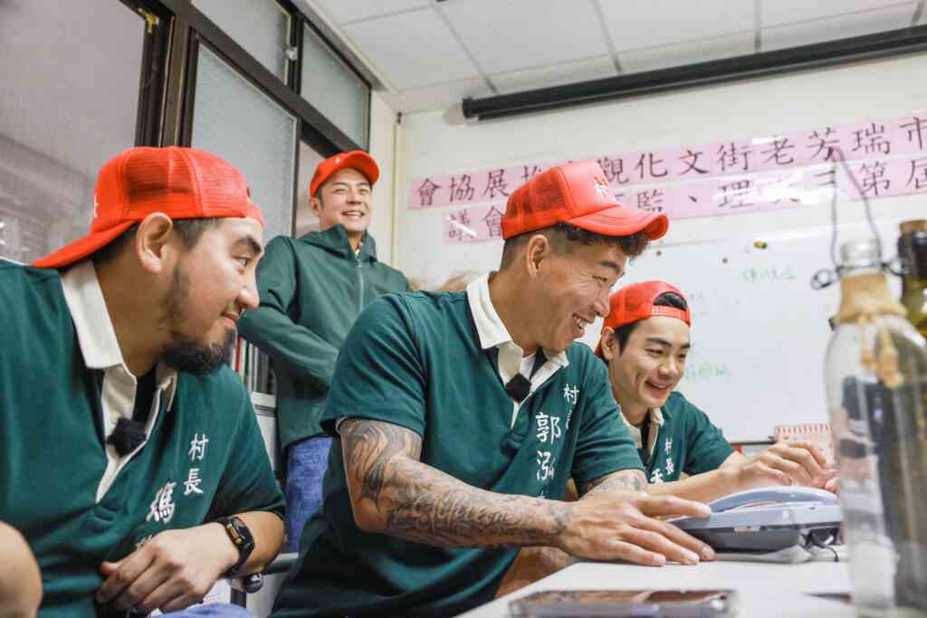 ▲由好看娛樂出品好看娛樂推出全新實境節目《我的明星村長》左起Matzka、姚元浩、郭泓志、禾浩辰。(好看娛樂提供)