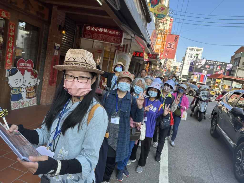 ▲光田醫院志工隊參與性平微旅行。（記者廖妙茜翻攝）