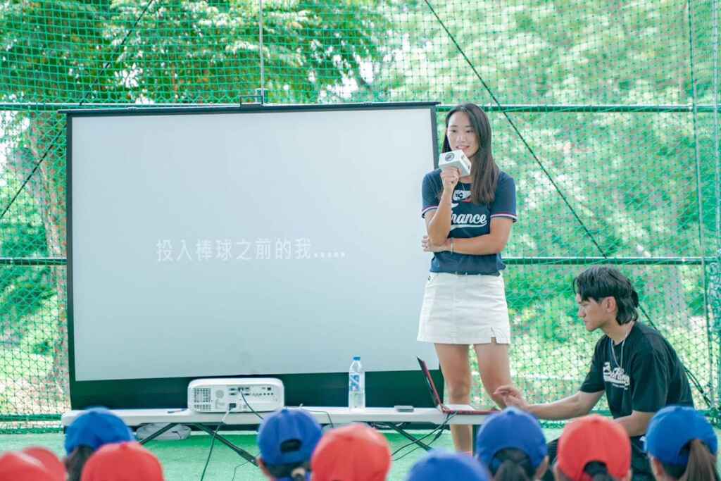 ▲學姊張甄芸分享。(中國信託提供)