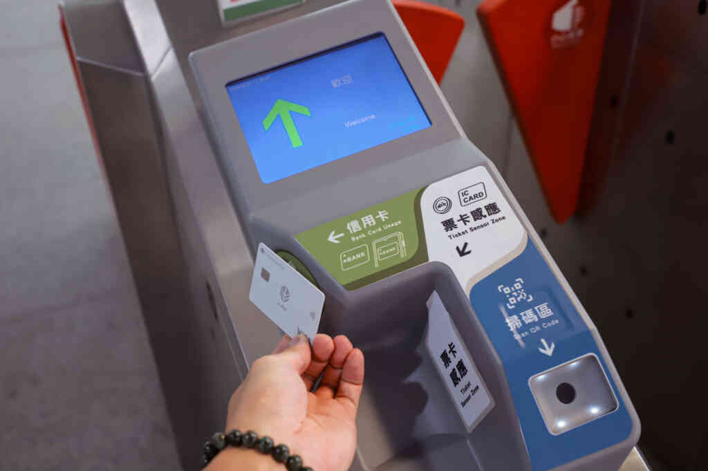 ▲捷運綠線建置行動支付系統。(台中捷運公司提供)