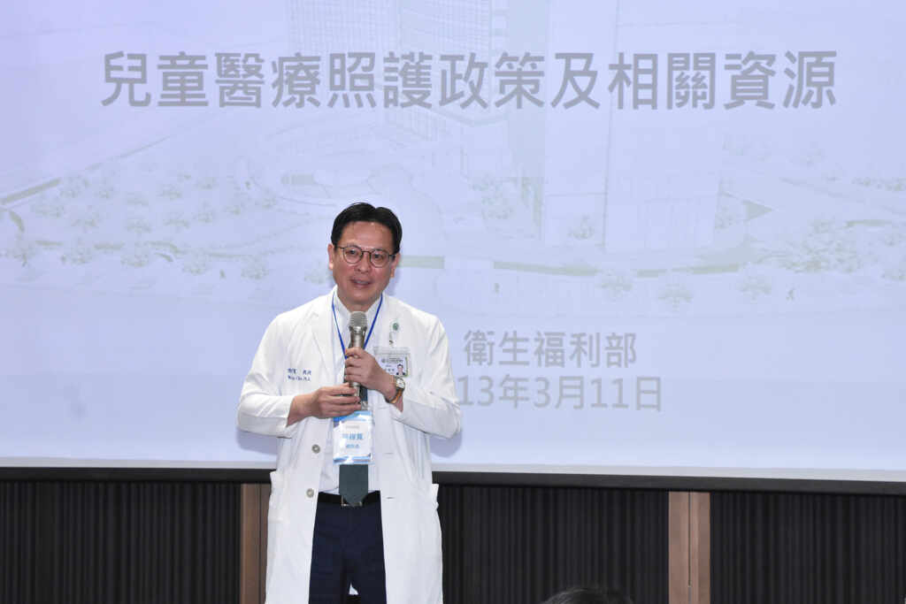 ▲陳穆寬總院長提到,如何提高新生兒存活,急重難罕病優化,兒童癌症的全人照護,這些事情特別重要。(彰基醫院提供)