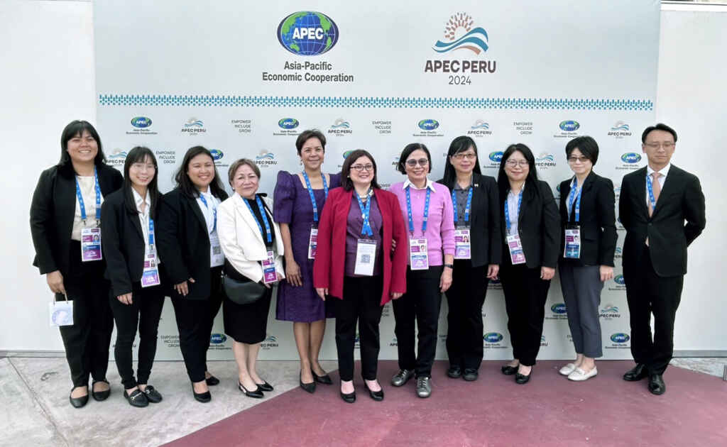 ▲我國出席APEC首屆婦女與貿易雙部長會議,展現推動女性經濟賦權成果。(新傳處提供)