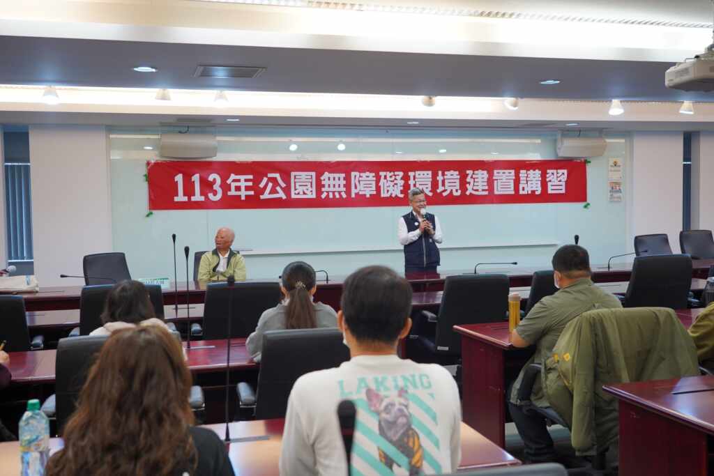 ▲ 陳大田局長親自到場勉勵所有學員。(台中市政府提供)
