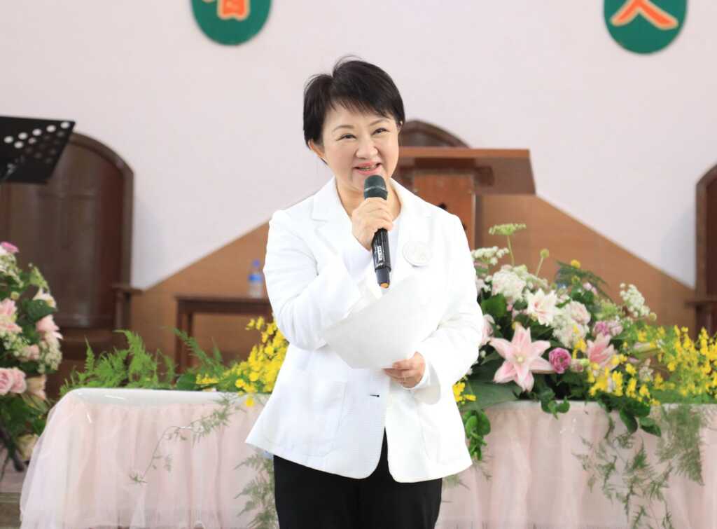 ▲市長盧秀燕致詞。（台中市政府提供）